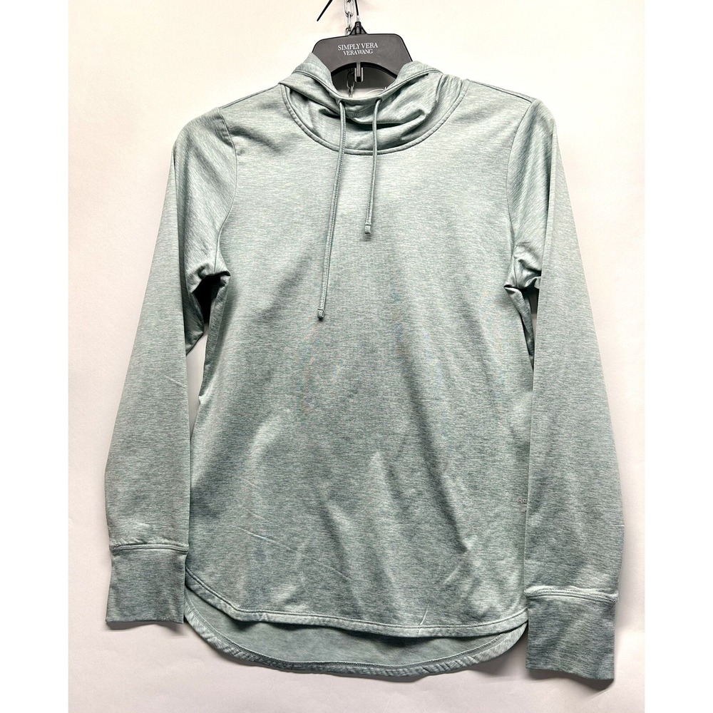 Reebok Women's Large Pullover Green Thumbholes Athletic Hoodie (JC)